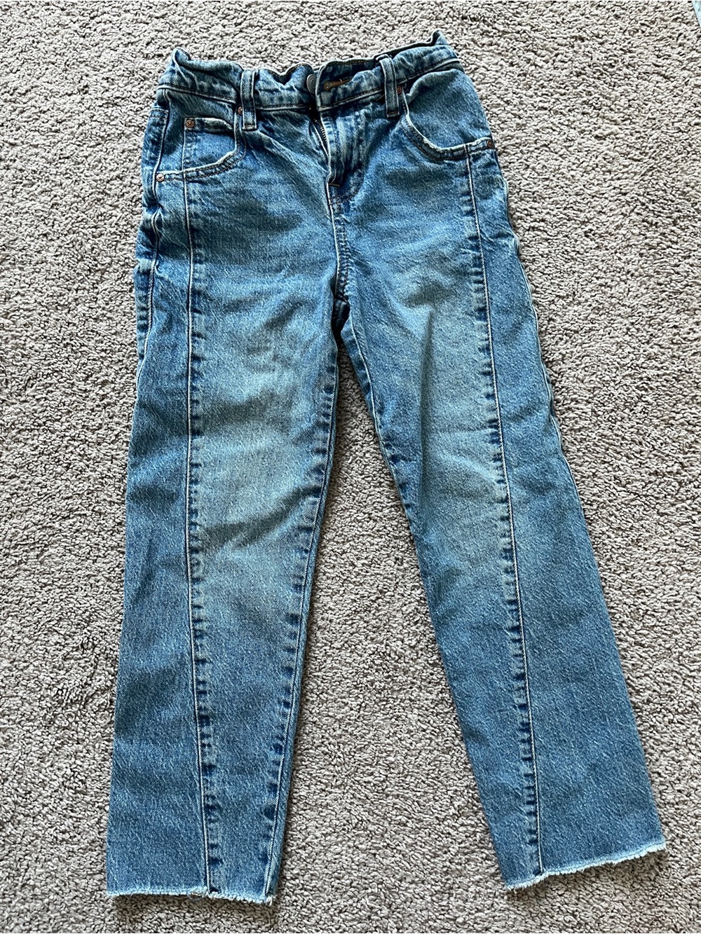 RSQ Girls Light Blue Straight Jeans - Size 8